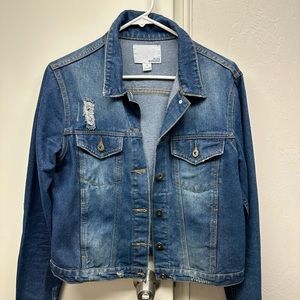 Distressed Jean Jacket